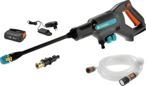 Gardena AquaClean 24/18V Akku-Mitteldruckreiniger Ready-To-Use Set mit POWER FOR ALL Akku - Bild 1