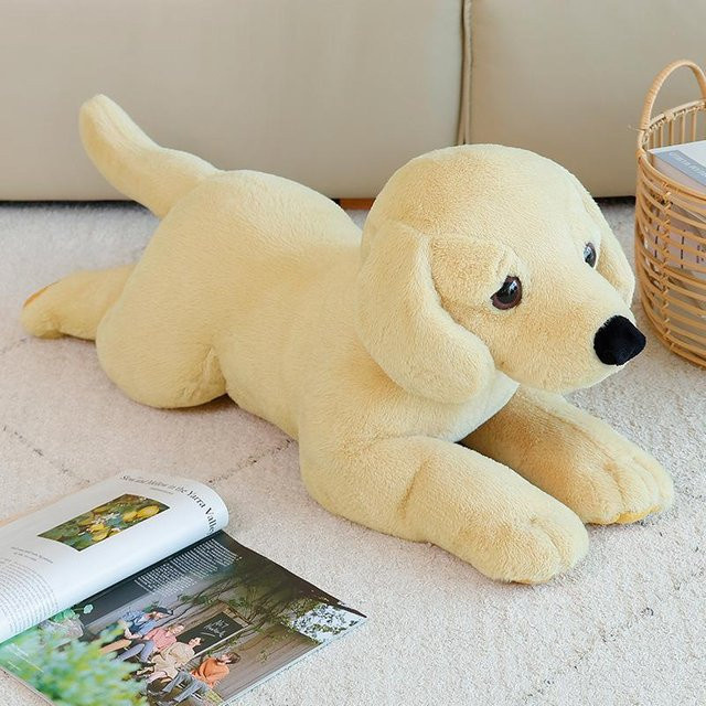 Simulations-Labrador-Puppe, Plüschtier, hellbraun - Bild 1