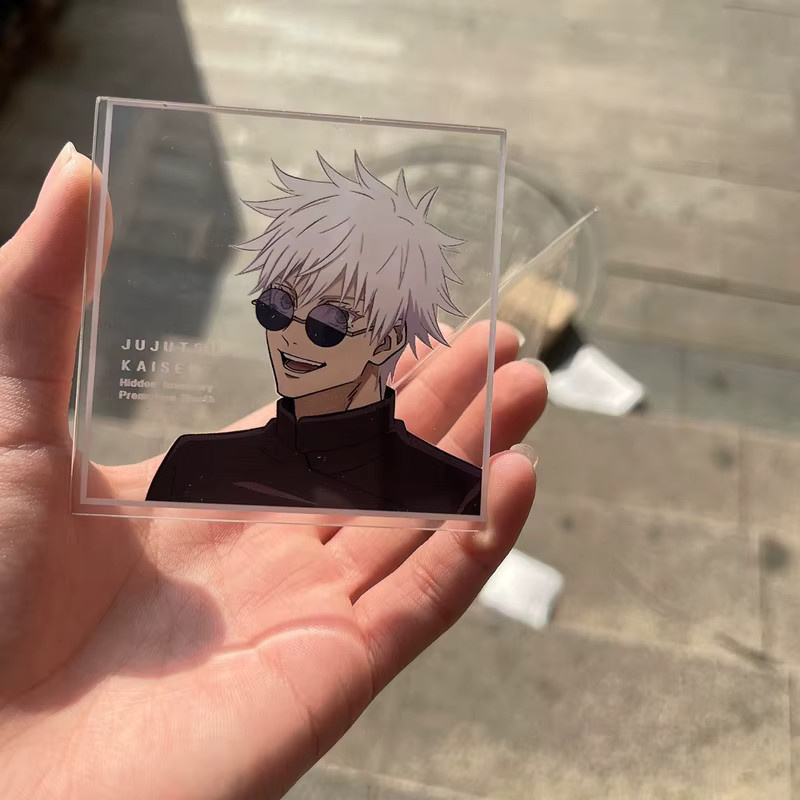 Bandai Jujutsu Kaisen Gojo Satoru & Geto Suguru Acryl Karte, 2-teiliges Set, transparent - Bild 5