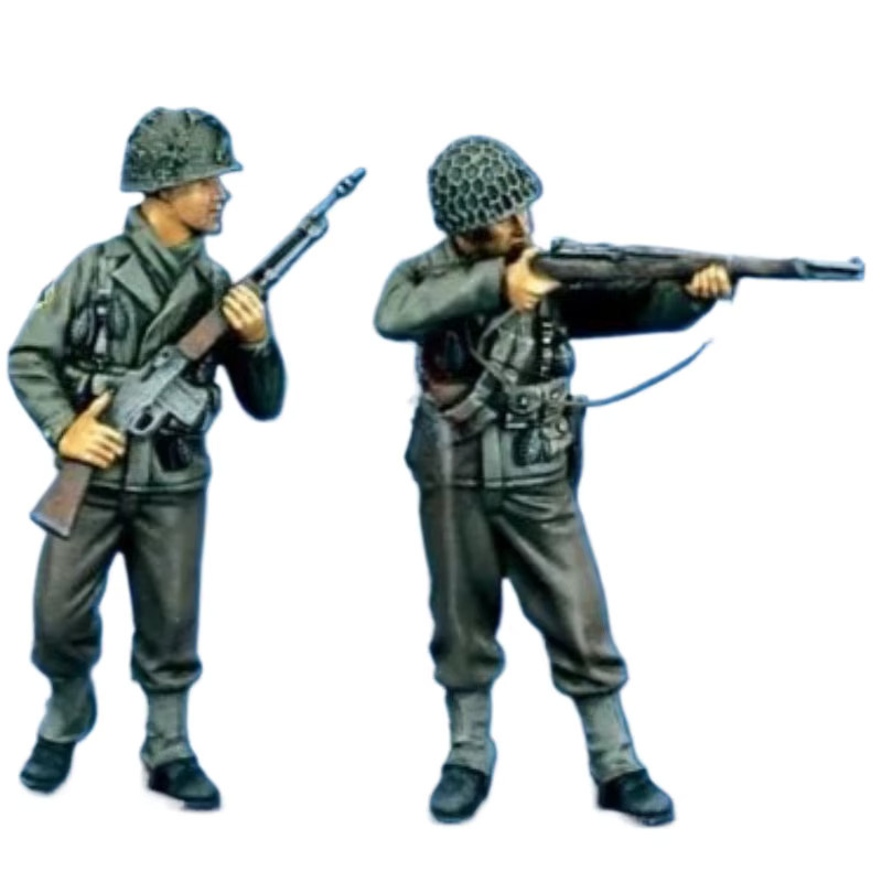 BAANFU Figurenmodellbausätze amerikanische Infanterie, Maßstab 1:35, unmontiert, unbemalt - Bild 2