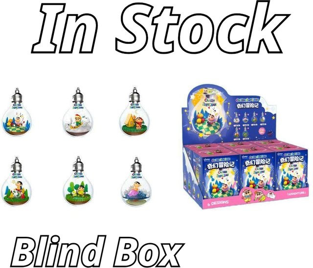 52TOYS Crayon Shinchan Fantasy, Montage-Blindbox, Glühbirnenform, Ornament Anhänger - Bild 1