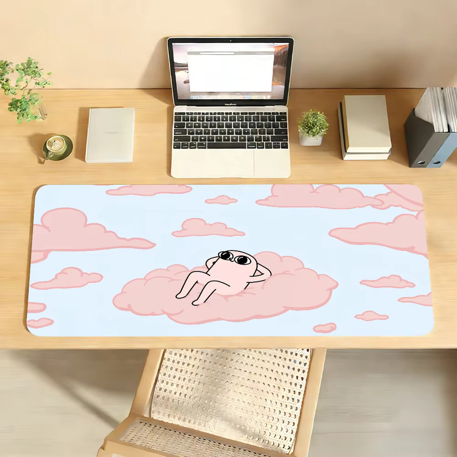 Ketnipz Cartoon-Mauspad in Multicolour, rutschfeste Gamer-Schreibtischunterlage für Laptop und Büro - Bild 3
