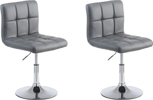 CLP 2er Set Lounger Palma V2 Liegestühle aus Kunstleder in Grau - Bild 1