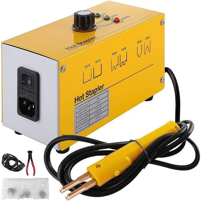 VEVOR Heißklammergerät für Kunststoff 20W in Gelb mit 3 Heizstufen für professionelle Kunststoffreparatur und Schweißen 220V - Bild 1