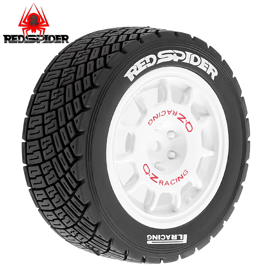 RS Red Spider RC Rally Off-Road Buggy Reifen, 4-teiliges Set, 1/10, 12 mm Sechskant - Bild 3