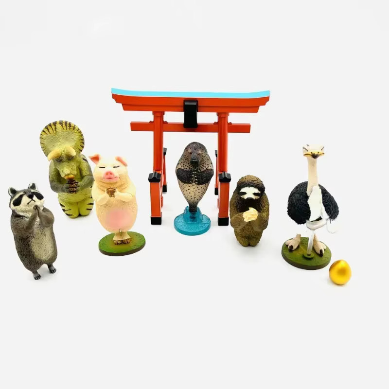 Re-ment Gachapon Spielzeug Beten Segen Tierleben, Miniatur, Tischdekoration - Bild 2
