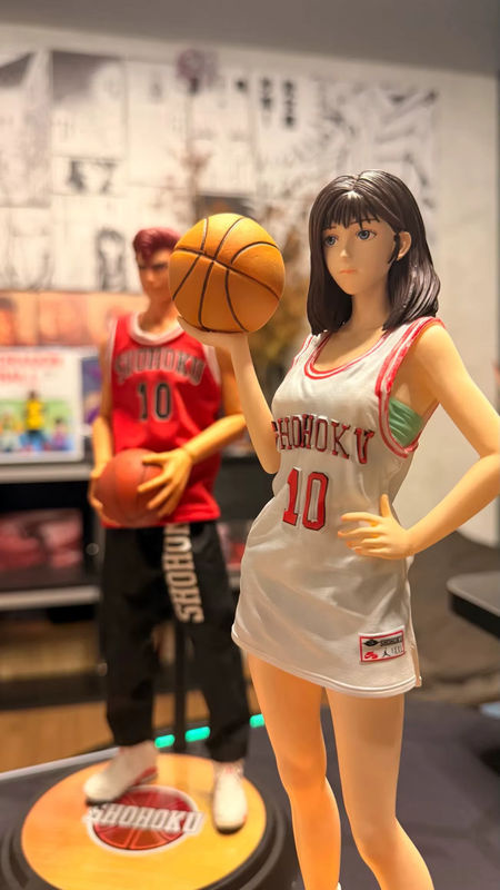 Bandai Slam Dunk Haruko Akagi Anime-Figur aus Kunststoff, weiß, Höhe: 30 cm - Bild 3