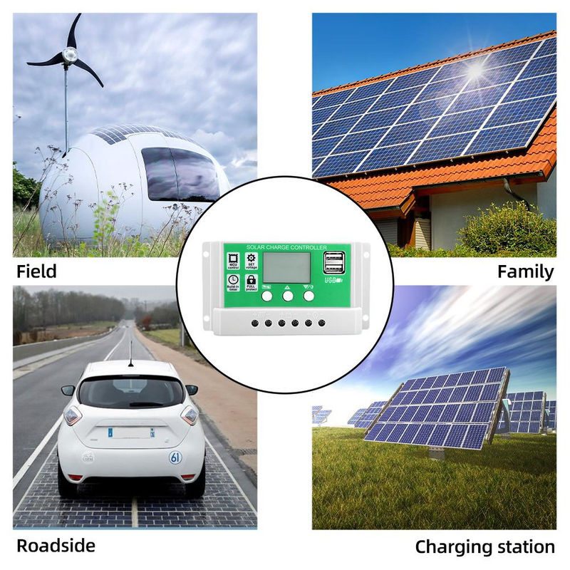 20 Watt 12 Volt Solarmodul-Kit mit monokristallinem Solarmodul und 100A PWM-Laderegler in Grün - Bild 3