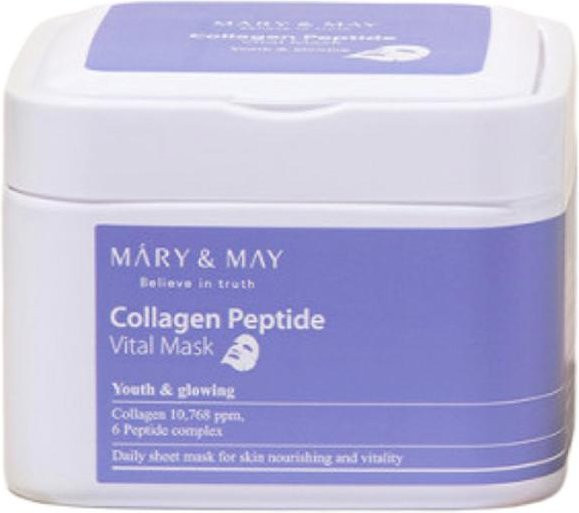 Mary & May Kollagen Peptid Gesichtsmaske, 30 Blatt - Bild 1
