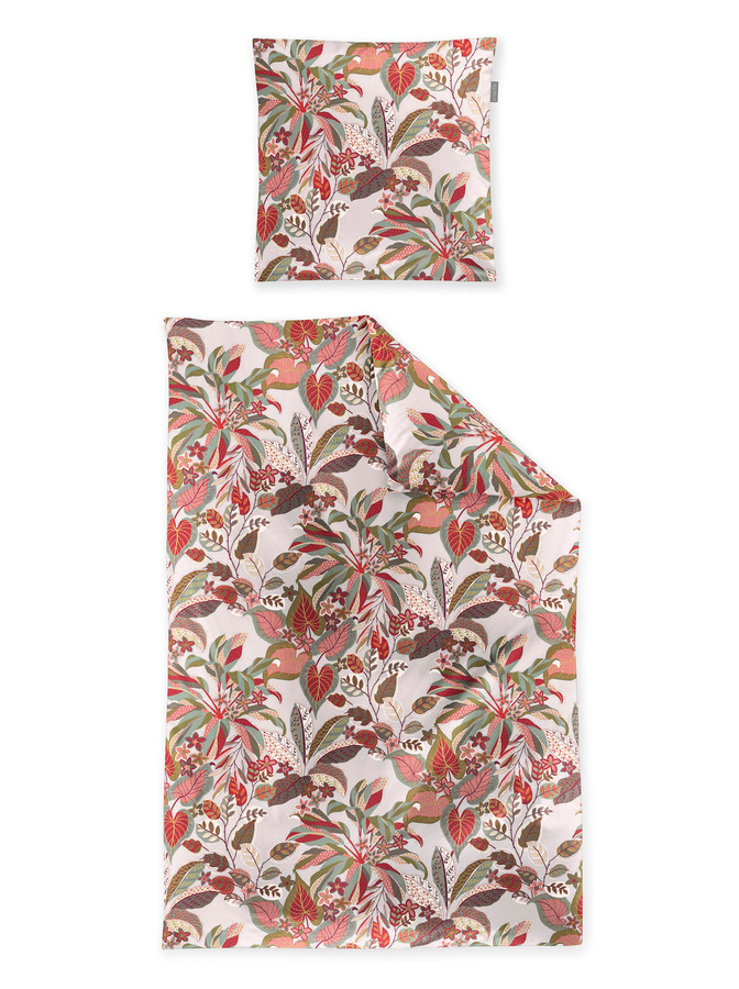 Irisette Bettwäsche Floral aus Baumwolle in Multicolour mit Reißverschluss B: 135 cm, L: 200 cm - Bild 3