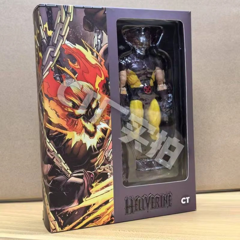 Hot Toys Marvel Ghost Rider Wolverine Actionfigur, Braun, Einzelfigur - Bild 3