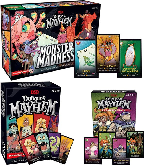 Bandai Dungeons & Dragons Monster Madness, Kartenspiel, Partyspiel - Bild 1