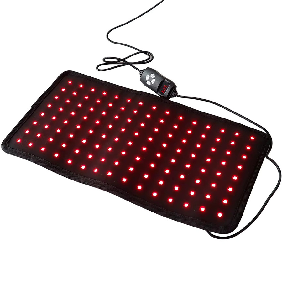 Raiuleko Rotlichttherapie-Gürtel, 120 LED, 5 Stufen, Schwarz, Unisex - Bild 2