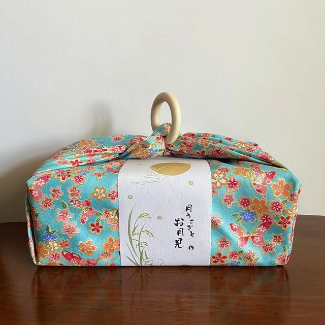 Bestbags Furoshiki Einwickeltuch im japanischen Stil aus Polyester, braun, B/B: 70 x 70 cm - Bild 1