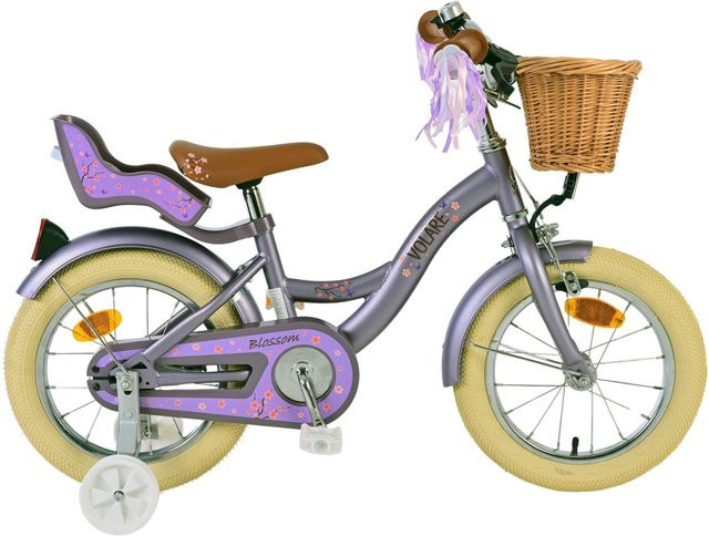 VOLARE Kinderfahrrad Blossom, 14 Zoll, lila - Bild 1
