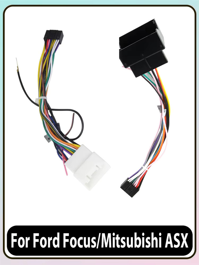 NAVIFANS Kabeladapter Steckverbinder Set für Ford Focus MK2, Mondeo MK3 und S-Max sowie Mitsubishi ASX 1 (2010-2016) zur Installation von Auto-Radio Multimedia-Playern - Bild 3