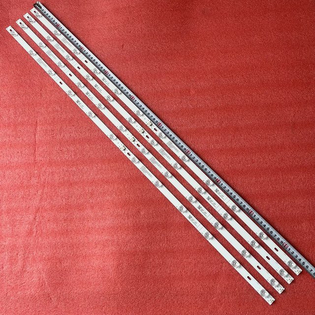 LED Hintergrundbeleuchtung Streifen mit 12 LEDs in Weiß für Hisense TV Modelle 50R6 50R6E G19X 50H6E H50A6120 50R6040E HD500S1U91-L1 SVH500AA7 - Bild 1