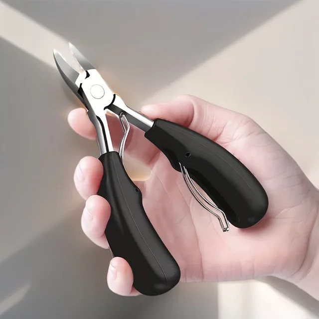 Ouriner Nagelknipser Spitzzange, Black, Unisex, für Füße - Bild 1