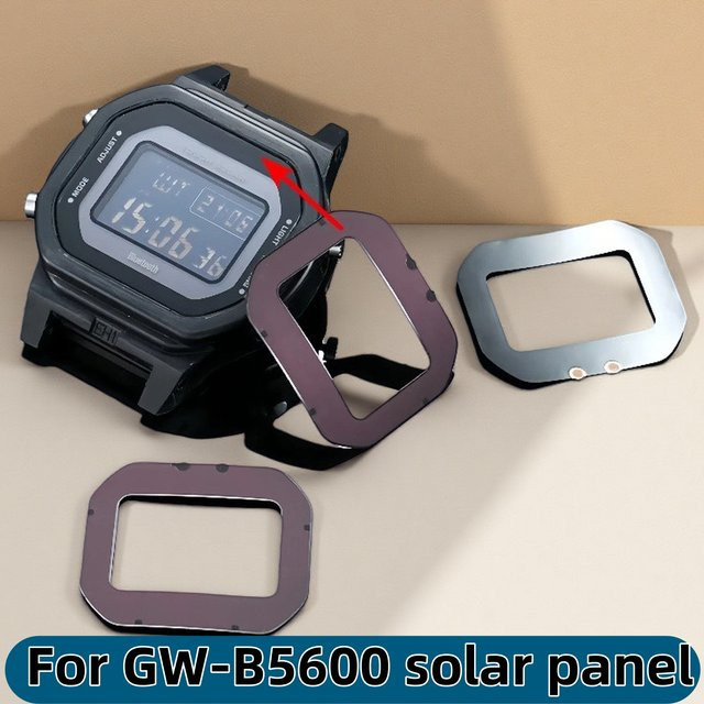 Casio Uhren-Ladepad Solarpanel, Schwarz - Bild 1