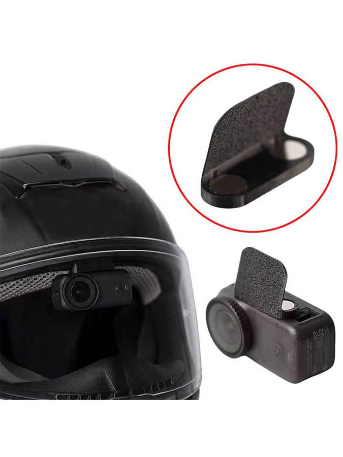 Magnetische Kamerahalterung für DJI Nano, 3D-gedrucktes Helm-Zubehör in Schwarz, kompatibel mit Shoei, Arai, AGV, Kabuto und Bell für POV-Aufnahmen - Bild 6