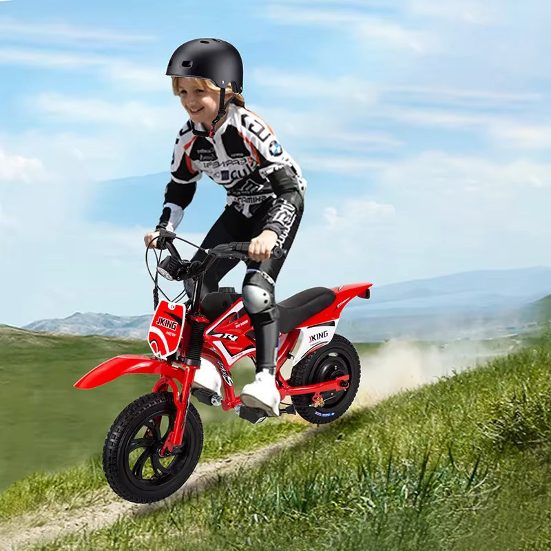 JKING C6 Kinder-Elektromotorrad, E-Bike, Rot - Bild 3