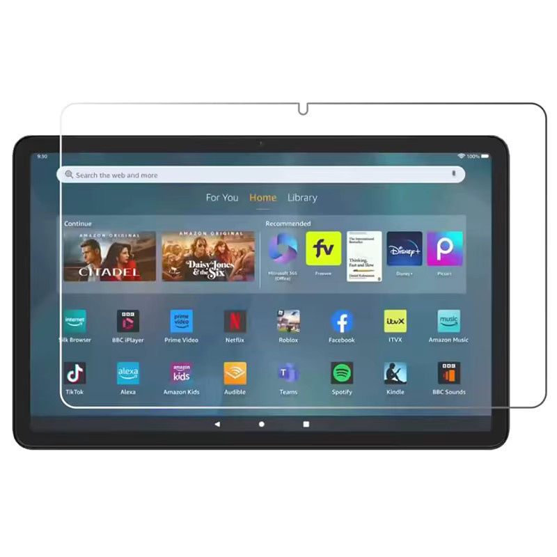 KINGMISON Displayschutzfolie aus gehärtetem Glas für Fire Max 11 Tablet 2023, transparent - Bild 6