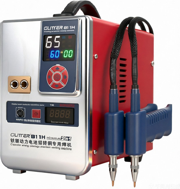 GLITTER 811H Industrielles Punktschweißgerät und Milliohm-Meter, 42000W 7000A Hochleistungs-Batterieschweißgerät für Kupfer, Aluminium und Nickel, rote Schweißmaschine für LiFePO4, prismatische 18650 Lithium-Batterien - Bild 1