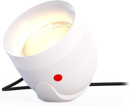 Love Focus LED-Tischleuchte in Weiß und Grau mit dimmbarer Lichtfarbe (2200K - 2700K) und Touch-Bedienung - Bild 1