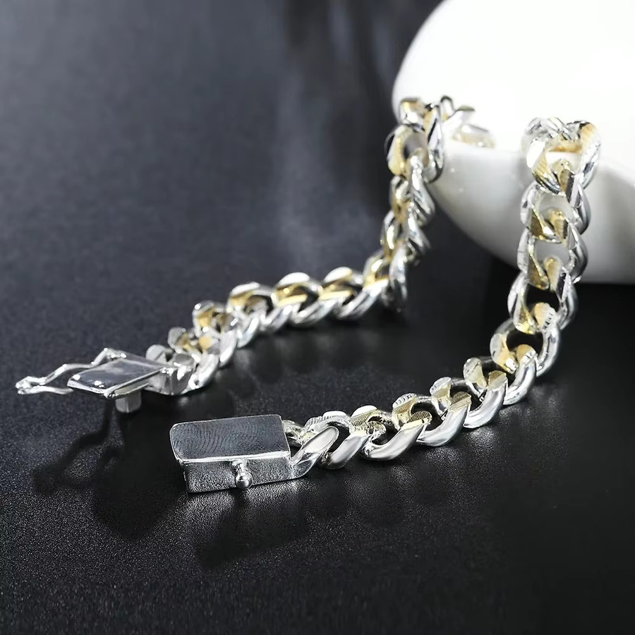 Armband 925 Silber, Gold, Unisex - Bild 4