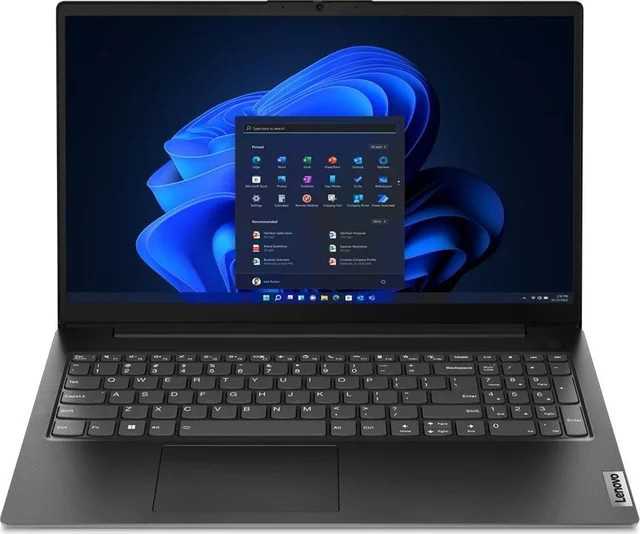 Lenovo V15 G4 AMN Laptop mit AMD Ryzen 5 7520U, 16 GB RAM, 512 GB SSD und 15,6 Zoll FHD mattem Display in Schwarz - Bild 1