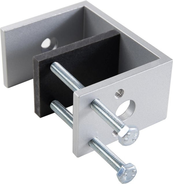 Skyscope Klemmfuß Groß in Eloxal Silber matt mit 65 mm Spannweite aus Aluminium - Bild 1