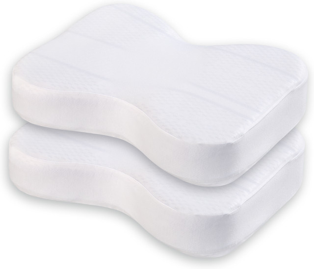 Concord Premium Schmetterlings-Kissenbezug 2er Set Weiß B: 40 cm, H: 60 cm aus Baumwolle mit Öko-Tex Standard 100 - Bild 1