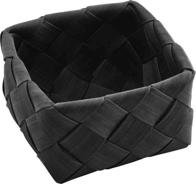 VEGA Brotkorb Larina quadratisch, schwarz, 4er Pack, B/T/H: 15 x 15 x 9 cm - Bild 1