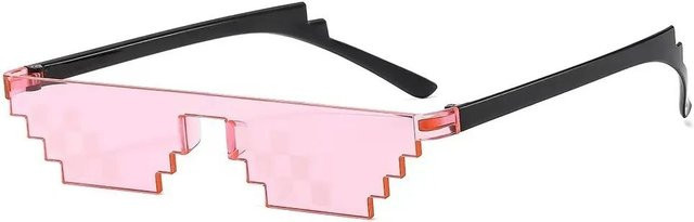 Yiran toy Sonnenbrille, oval, randlos, Unisex, weiß, mehrfarbig - Bild 1