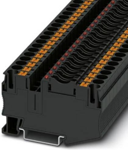 Phoenix Contact 3212169 Sicherungsreihenklemme Push-In-Klemme Schwarz 50 Stück - Bild 1