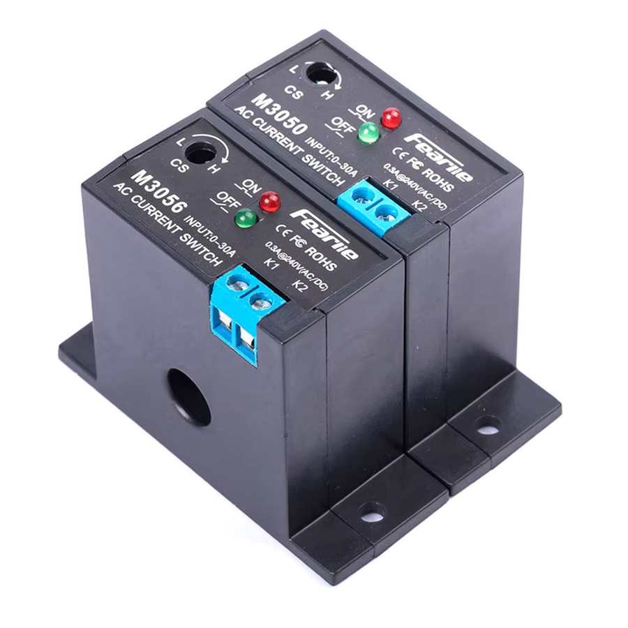 Gaqqee Stromerkennungsschalter Induktionsrelais-Schalter Alarm-Transformator Stromsensor-Modul in Schwarz - Bild 1