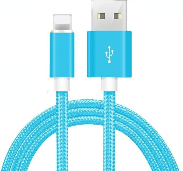 USB-C Ladekabel für Android, iPhone, Samsung, Huawei und Xiaomi, Länge: 1,5 m, Schwarz - Bild 1