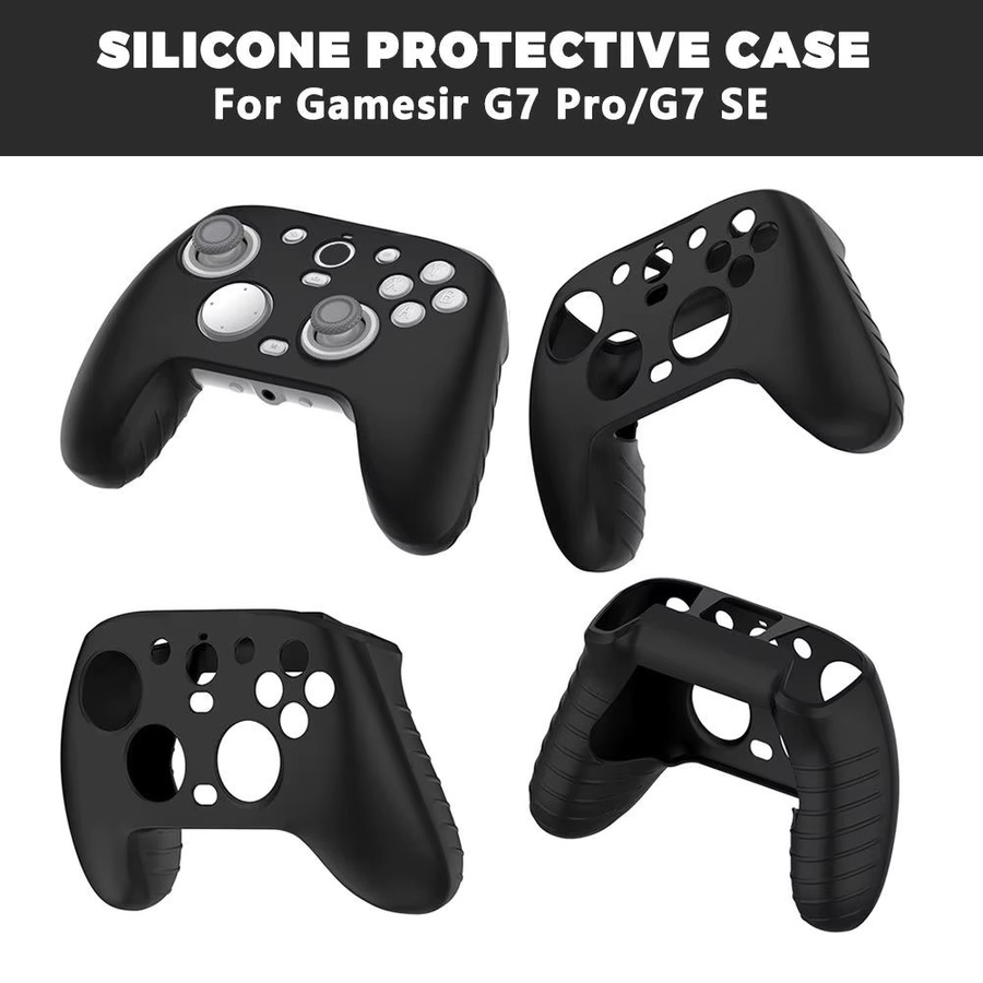 Gamesir Silikon-Schutzhülle für G7 Pro und G7 SE Gaming-Controller in Schwarz, stoßfest und rutschfest - Bild 3