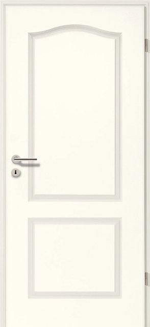 GetaDoor Zimmertür Brillant Classic 4002-B in Weiß, Rechtsanschlag, Vollspan, B: 86,0 cm, H: 198,5 cm - Bild 1
