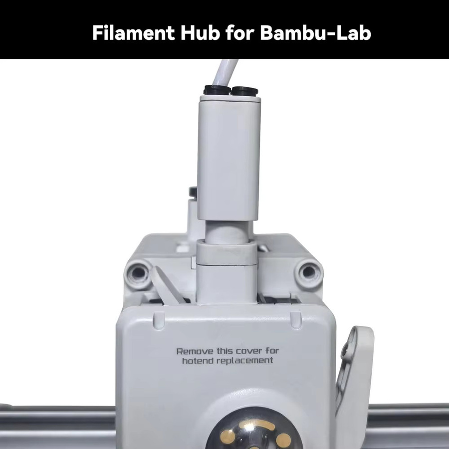 Bamboo Lab Filament-Hub FiveWay-Splitter für AMS Lite in Grau oder Weiß - Bild 2