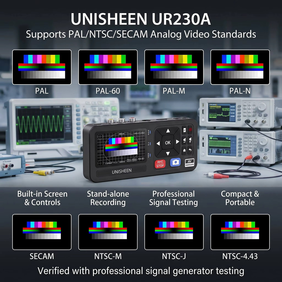 UNISHEEN USB Video Capture Card für Analog CVBS RCA S-Video VHS VCR MP3 Recorder in Schwarz - Bild 4
