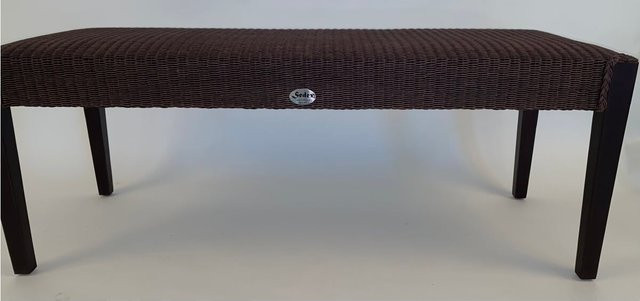 Sedex Jove Loom Gartenbank in Braun, Breite: 120 cm, Tiefe: 44 cm - Bild 1