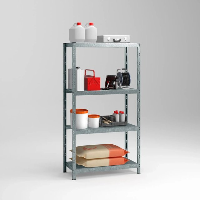 Schulte Profi-Steck-Grundregal verzinkt B/H/T: 100 x 195 x 35 cm - Bild 1