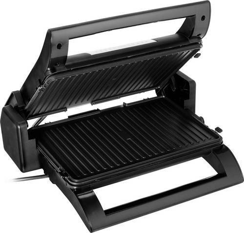 NOVA Elektro Grill Schwarz mit Antihaftbeschichtung und herausnehmbaren Platten - Bild 1