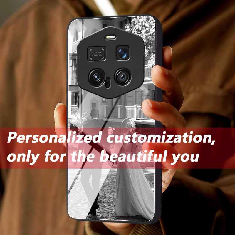 Personalisierte Fotospiegel Handyhülle für Honor Magic 8 7 6 5 4 Lite Pro Ultimate RSR in Schwarz und Mehrfarbig - Bild 4