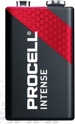 PROCELL Intense 9V Block-Batterie Alkali-Mangan in Schwarz mit 628 mAh - Bild 1