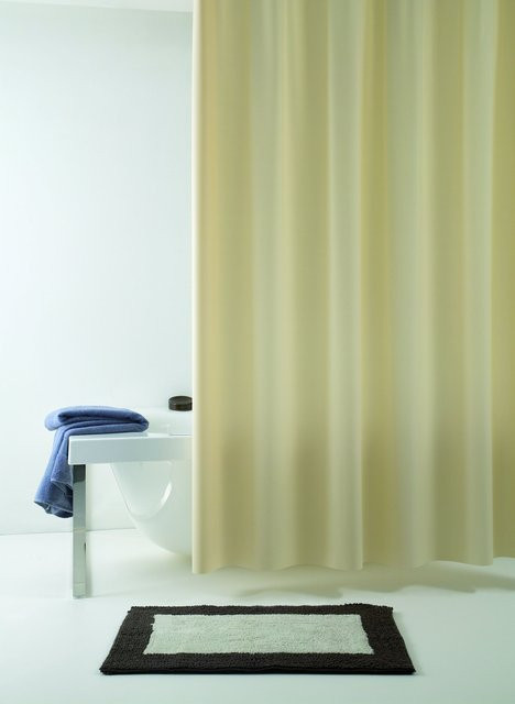 Duschvorhang ALLURA Beige mit Grafikmuster, wasserdicht und waschbar, B/H: 200 x 240 cm - Bild 1
