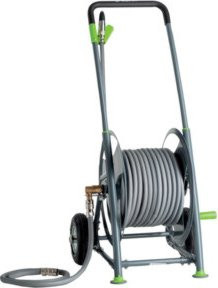 GEKA plus Schlauchwagen P40SST mit 25 m Wasserschlauch und 1,5 m Zulaufschlauch, 3/4 Zoll, Stahlkonstruktion - Bild 2