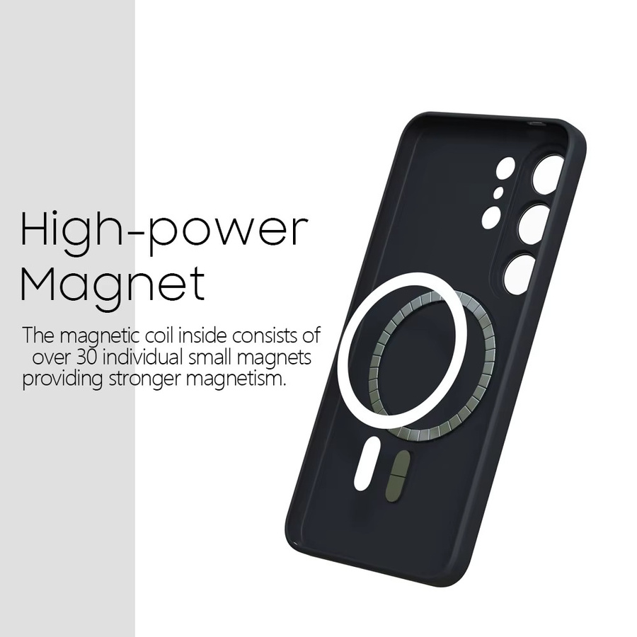 Magnetische Schutzhülle für Samsung Galaxy S26 S25 S24 S23 Ultra FE S22 Plus A56 A55 A17 Stoßfeste MagSafe Abdeckung in Purple - Bild 3