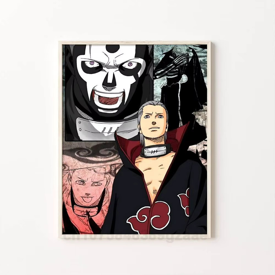 Vintage Naruto Hidan Manga Poster HD-Druck als Wandkunst für dein Zuhause, B: 15,0 cm, H: 10,0 cm - Bild 7